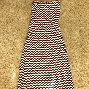 Delia’s Chevron Print Maxi Dress
